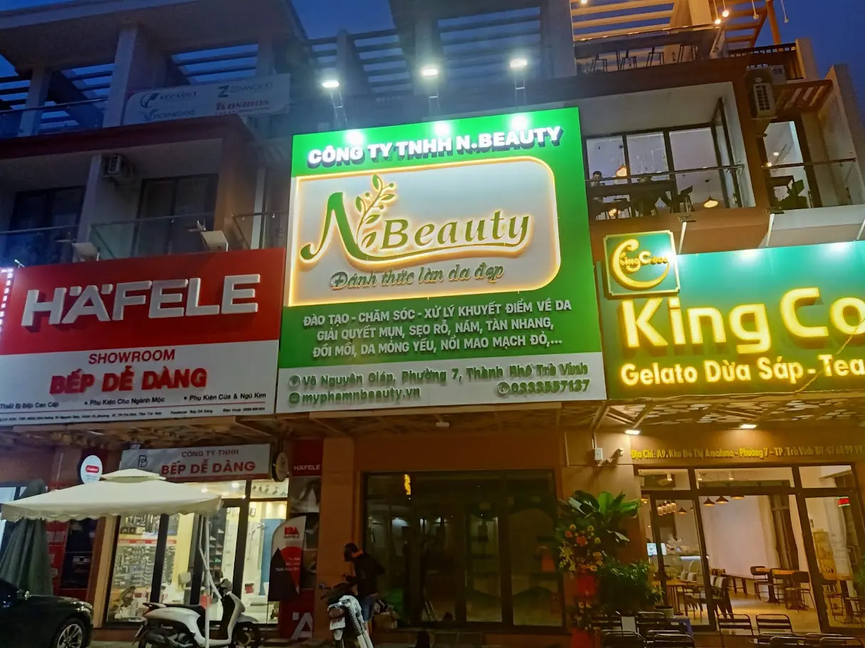 Bảng hiệu Mỹ Phẩm Nbeauty