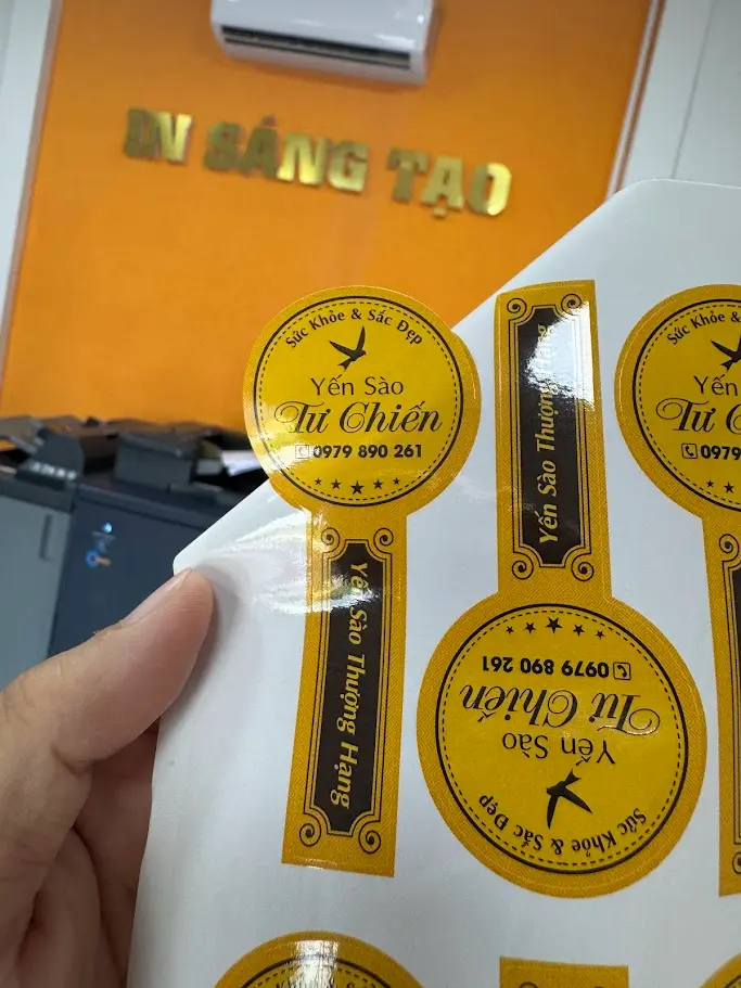 Tem nhãn sản phẩm